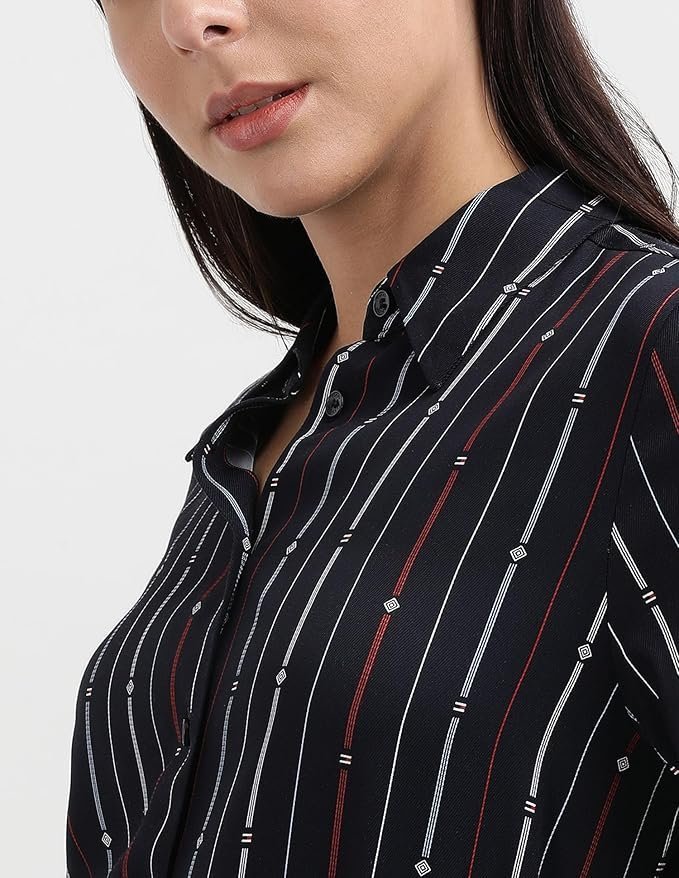 Hilfiger Women's Rayon Blend Shirt Knee-Length Casual Dress - Image 2